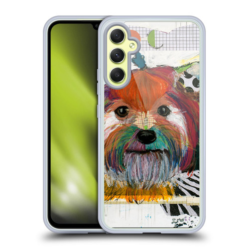 Michel Keck Dogs Silky Terrier Soft Gel Case for Samsung Galaxy A34 5G
