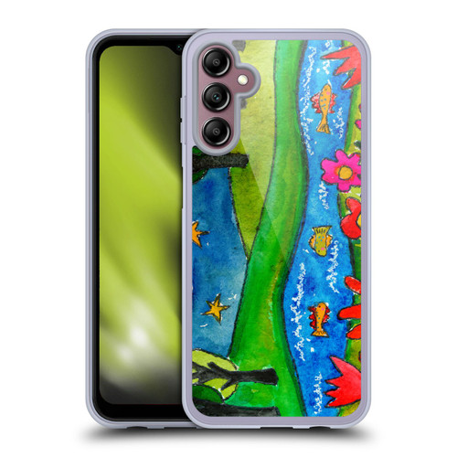 Wyanne Nature 2 Summer Lake At Midnight Soft Gel Case for Samsung Galaxy A14 5G