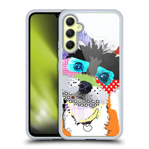 Michel Keck Dogs Snorkie Soft Gel Case for Samsung Galaxy A34 5G