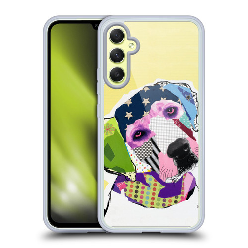 Michel Keck Dogs Yellow Lab Soft Gel Case for Samsung Galaxy A34 5G