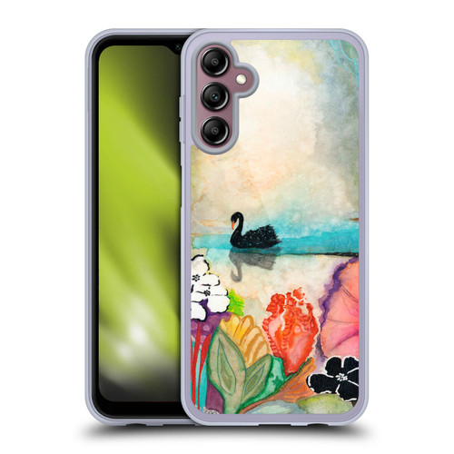 Wyanne Nature 2 Black Swan On The Lake Soft Gel Case for Samsung Galaxy A14 5G