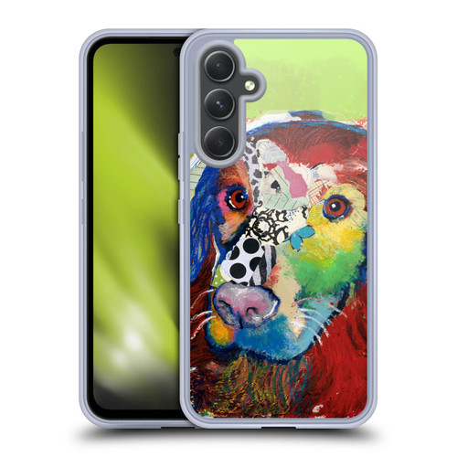 Michel Keck Dogs Irish Setter Soft Gel Case for Samsung Galaxy A54 5G