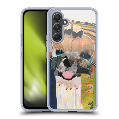 Michel Keck Dogs Maltese Soft Gel Case for Samsung Galaxy A54 5G