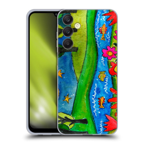 Wyanne Nature 2 Summer Lake At Midnight Soft Gel Case for Samsung Galaxy A25 5G