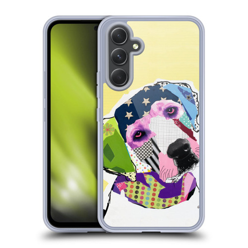 Michel Keck Dogs Yellow Lab Soft Gel Case for Samsung Galaxy A54 5G