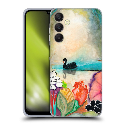 Wyanne Nature 2 Black Swan On The Lake Soft Gel Case for Samsung Galaxy A25 5G