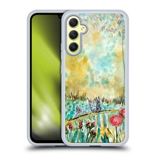 Wyanne Nature 2 Three Rabbits Soft Gel Case for Samsung Galaxy A34 5G