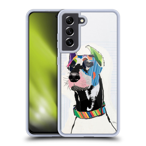 Michel Keck Dogs Ready Soft Gel Case for Samsung Galaxy S21 FE 5G & MagSafe