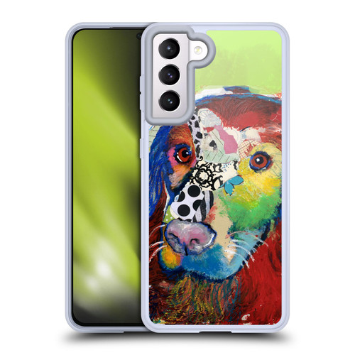 Michel Keck Dogs Irish Setter Soft Gel Case for Samsung Galaxy S21 5G & MagSafe