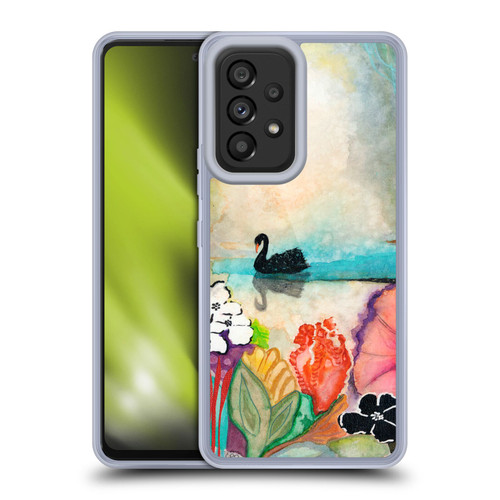 Wyanne Nature 2 Black Swan On The Lake Soft Gel Case for Samsung Galaxy A53 5G (2022)