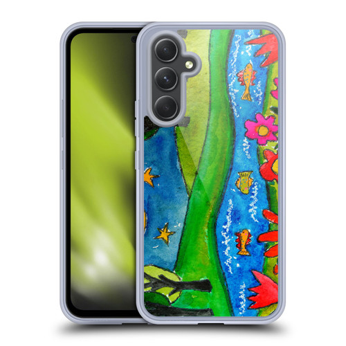Wyanne Nature 2 Summer Lake At Midnight Soft Gel Case for Samsung Galaxy A54 5G