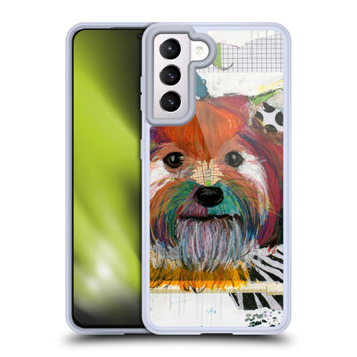 Michel Keck Dogs Silky Terrier Soft Gel Case for Samsung Galaxy S21 5G & MagSafe