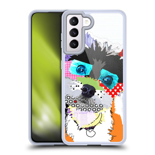 Michel Keck Dogs Snorkie Soft Gel Case for Samsung Galaxy S21 5G & MagSafe
