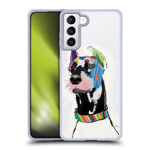 Michel Keck Dogs Ready Soft Gel Case for Samsung Galaxy S21+ 5G & MagSafe