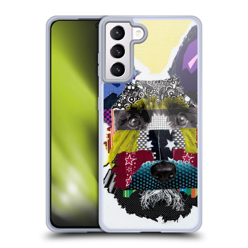 Michel Keck Dogs Scottie Soft Gel Case for Samsung Galaxy S21+ 5G & MagSafe