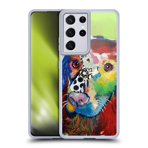 Michel Keck Dogs Irish Setter Soft Gel Case for Samsung Galaxy S21 Ultra 5G & MagSafe