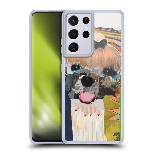 Michel Keck Dogs Maltese Soft Gel Case for Samsung Galaxy S21 Ultra 5G & MagSafe