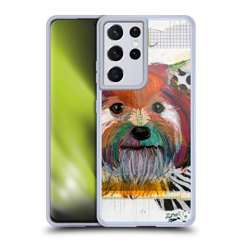 Michel Keck Dogs Silky Terrier Soft Gel Case for Samsung Galaxy S21 Ultra 5G & MagSafe