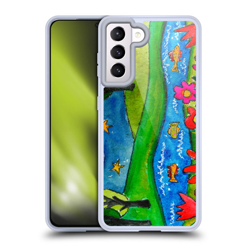 Wyanne Nature 2 Summer Lake At Midnight Soft Gel Case for Samsung Galaxy S21 5G & MagSafe