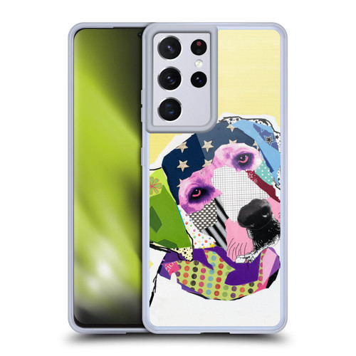 Michel Keck Dogs Yellow Lab Soft Gel Case for Samsung Galaxy S21 Ultra 5G & MagSafe