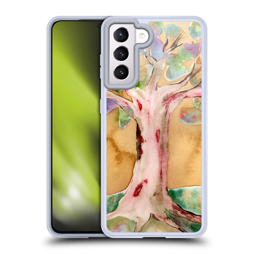 Wyanne Nature 2 Watercolour Tree Soft Gel Case for Samsung Galaxy S21 5G & MagSafe