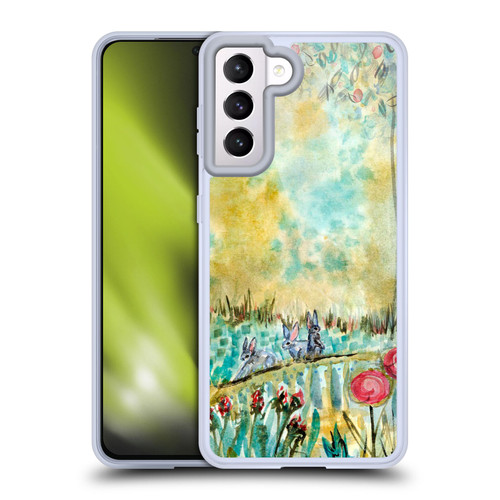 Wyanne Nature 2 Three Rabbits Soft Gel Case for Samsung Galaxy S21 5G & MagSafe