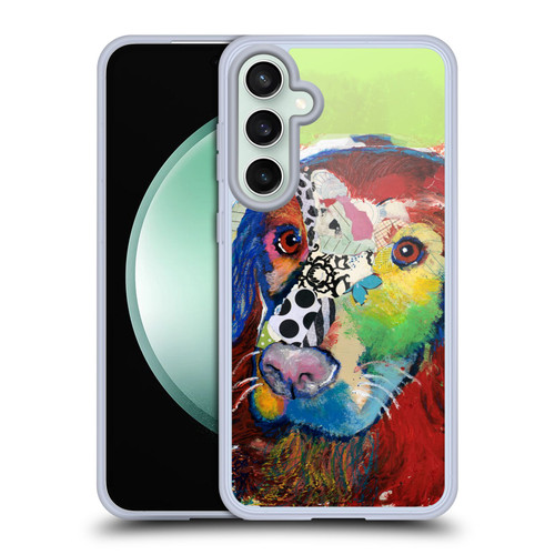 Michel Keck Dogs Irish Setter Soft Gel Case for Samsung Galaxy S23 FE 5G & MagSafe