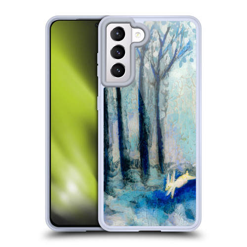 Wyanne Nature 2 White Rabbit Soft Gel Case for Samsung Galaxy S21 5G & MagSafe