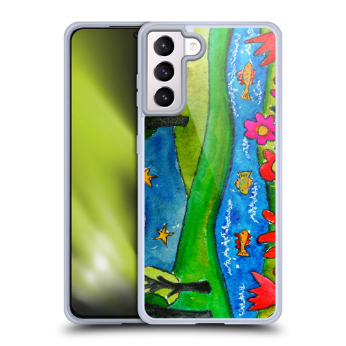 Wyanne Nature 2 Summer Lake At Midnight Soft Gel Case for Samsung Galaxy S21+ 5G & MagSafe