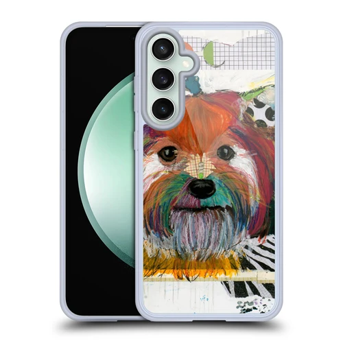 Michel Keck Dogs Silky Terrier Soft Gel Case for Samsung Galaxy S23 FE 5G & MagSafe