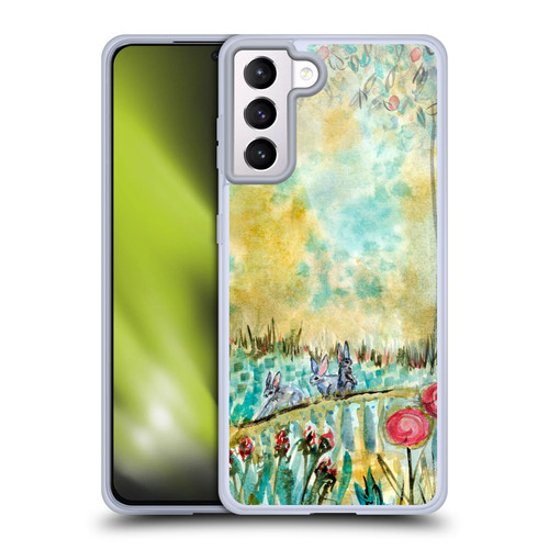 Wyanne Nature 2 Three Rabbits Soft Gel Case for Samsung Galaxy S21+ 5G & MagSafe