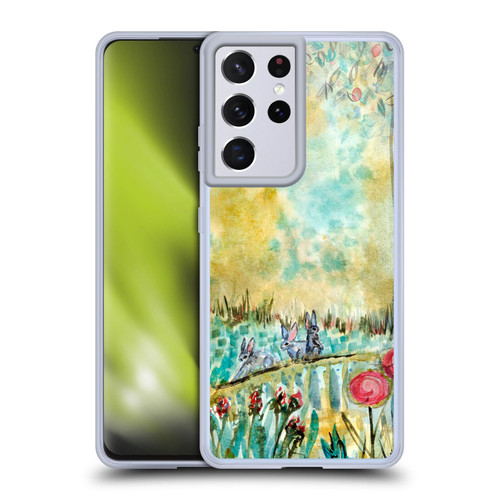 Wyanne Nature 2 Three Rabbits Soft Gel Case for Samsung Galaxy S21 Ultra 5G & MagSafe