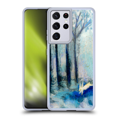 Wyanne Nature 2 White Rabbit Soft Gel Case for Samsung Galaxy S21 Ultra 5G & MagSafe