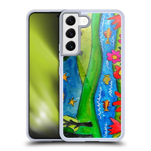 Wyanne Nature 2 Summer Lake At Midnight Soft Gel Case for Samsung Galaxy S22 5G & MagSafe