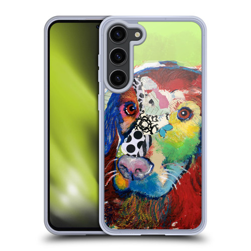 Michel Keck Dogs Irish Setter Soft Gel Case for Samsung Galaxy S23+ 5G & MagSafe
