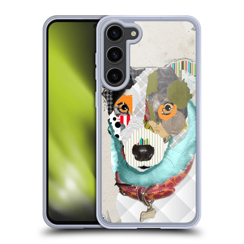 Michel Keck Dogs Jack Rusell Soft Gel Case for Samsung Galaxy S23+ 5G & MagSafe