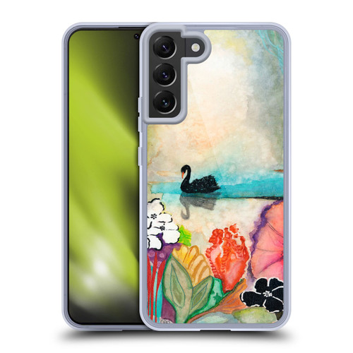 Wyanne Nature 2 Black Swan On The Lake Soft Gel Case for Samsung Galaxy S22+ 5G & MagSafe