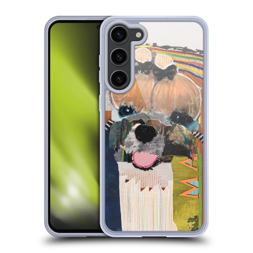 Michel Keck Dogs Maltese Soft Gel Case for Samsung Galaxy S23+ 5G & MagSafe