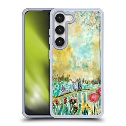 Wyanne Nature 2 Three Rabbits Soft Gel Case for Samsung Galaxy S23 5G & MagSafe