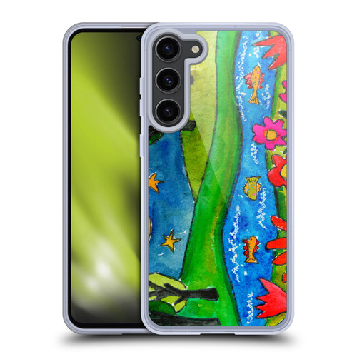 Wyanne Nature 2 Summer Lake At Midnight Soft Gel Case for Samsung Galaxy S23+ 5G & MagSafe