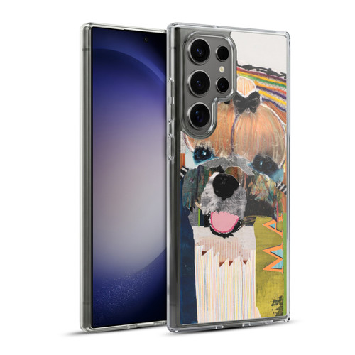 Michel Keck Dogs Maltese Soft Gel Case for Samsung Galaxy S23 Ultra 5G & MagSafe