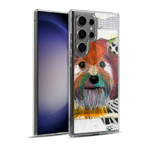 Michel Keck Dogs Silky Terrier Soft Gel Case for Samsung Galaxy S23 Ultra 5G & MagSafe