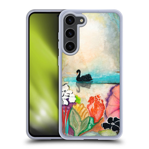 Wyanne Nature 2 Black Swan On The Lake Soft Gel Case for Samsung Galaxy S23+ 5G & MagSafe