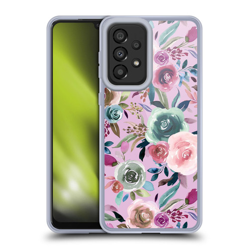 Ninola Lilac Floral Sweet Roses Soft Gel Case for Samsung Galaxy A33 5G (2022)