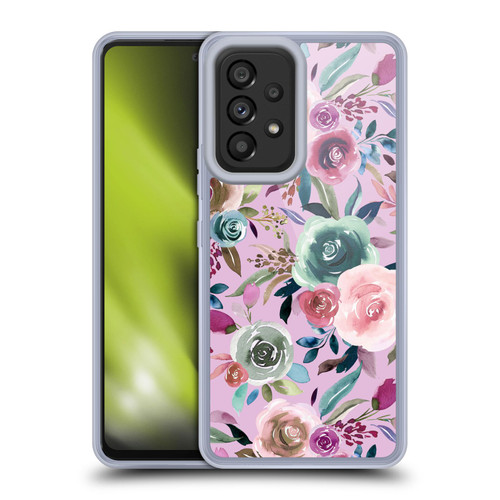 Ninola Lilac Floral Sweet Roses Soft Gel Case for Samsung Galaxy A53 5G (2022)