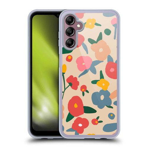 Ninola Nature Bold Scandi Flowers Soft Gel Case for Samsung Galaxy A14 5G