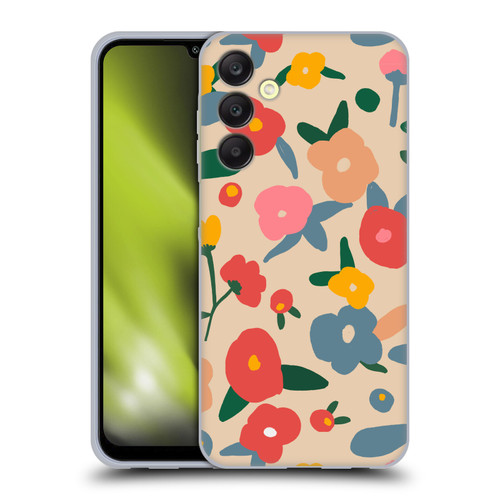 Ninola Nature Bold Scandi Flowers Soft Gel Case for Samsung Galaxy A25 5G