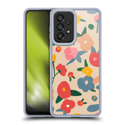 Ninola Nature Bold Scandi Flowers Soft Gel Case for Samsung Galaxy A33 5G (2022)