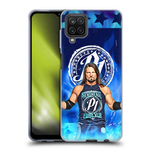 WWE Aj Styles Portrait Soft Gel Case for Samsung Galaxy A12 (2020)