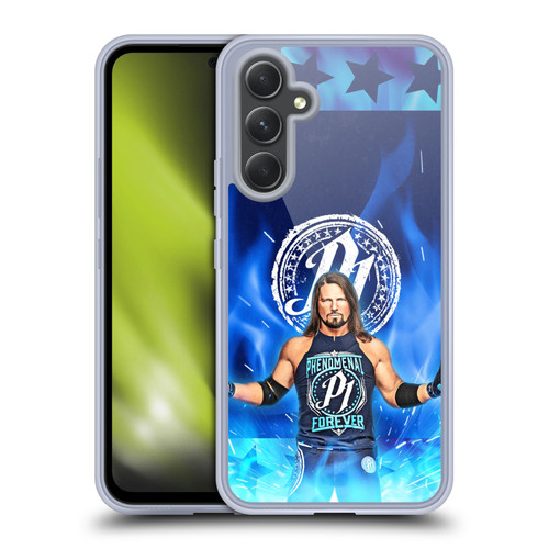 WWE Aj Styles Portrait Soft Gel Case for Samsung Galaxy A54 5G